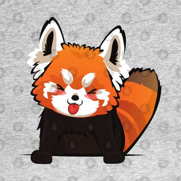 Cuteness Overload Baby Red Panda by JuanesArtShop